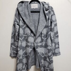 Rachel Rachel Roy Open Front Hooded Duster, sz XS